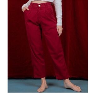 Big Bud Press Trousers - CRANBERRY RED